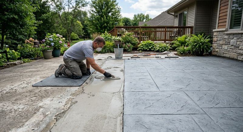 Concrete Overlay Service in Frisco, TX