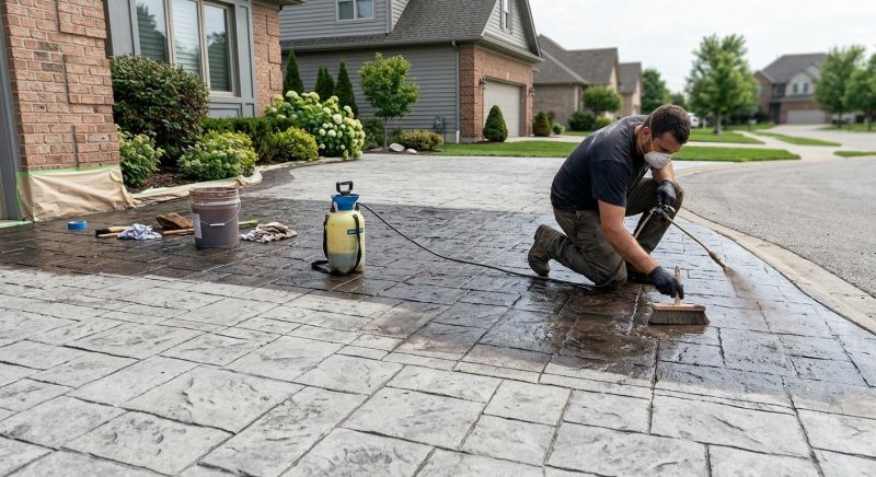 Concrete Staining Service in Frisco, TX
