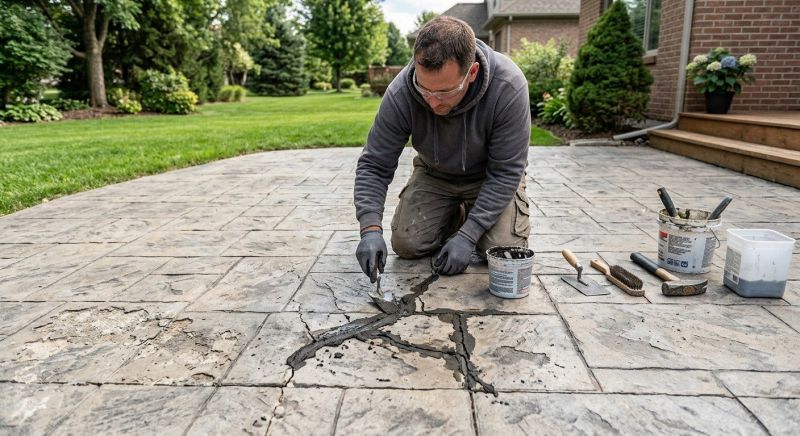 Decorative Concrete Repair in Leesburg, VA