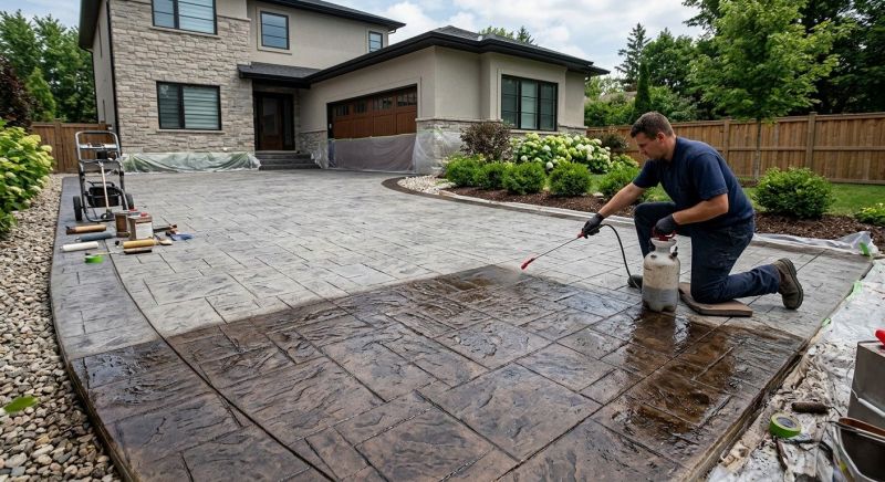 Interior Concrete Staining in Dallas, TX