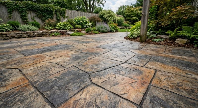 Patio Overlay Installation in Fort Worth, TX