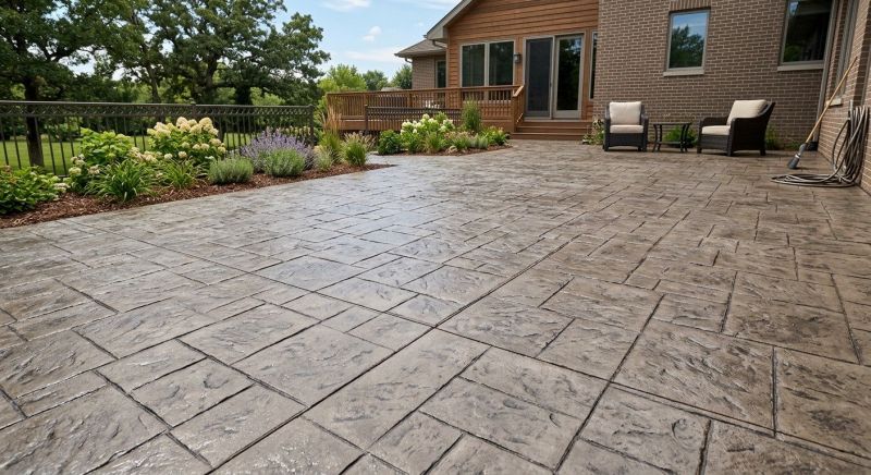 Stamped Concrete Construction in Frisco, TX