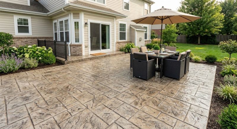 Stamped Overlay Installation in Fort Worth, TX